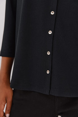 Camisa Manga Larga con Detalle Botones