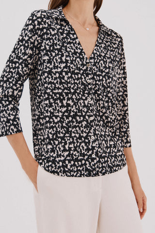 Camisa Manga Larga con Detalle Botones