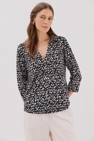 Camisa Manga Larga con Detalle Botones