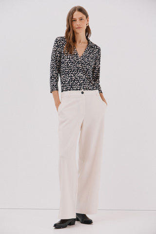 Camisa Manga Larga con Detalle Botones