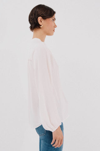 Camisa Manga Larga con Detalle Botones