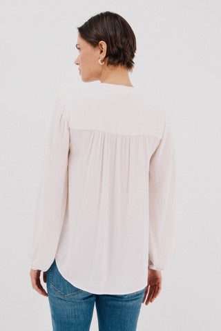 Camisa Manga Larga con Detalle Botones