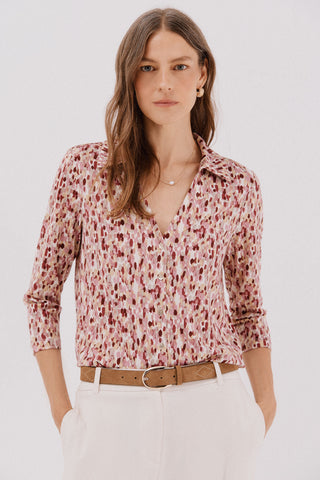 Camisa Manga Larga con Detalle Botones