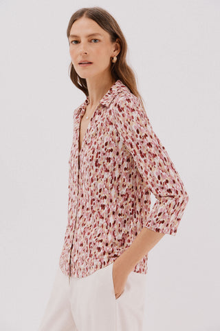 Camisa Manga Larga con Detalle Botones