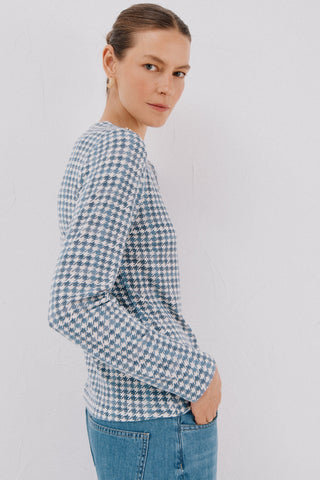 Camiseta Manga Larga con Detalle Botones