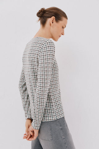 Camiseta Manga Larga con Detalle Botones