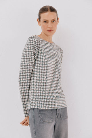 Camiseta Manga Larga con Detalle Botones