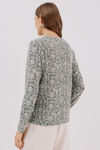 Camiseta Manga Larga con Detalle Botones