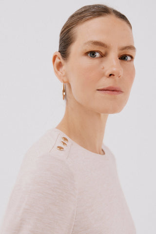 Camiseta Manga Larga con Detalle Botones