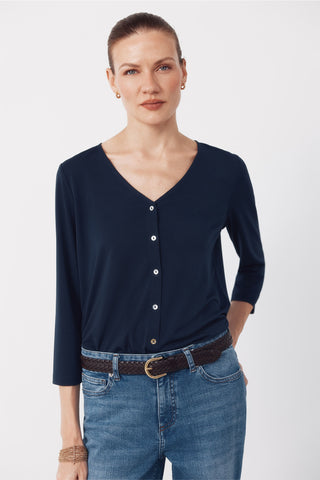 Camisa Manga Larga con Detalle Botones