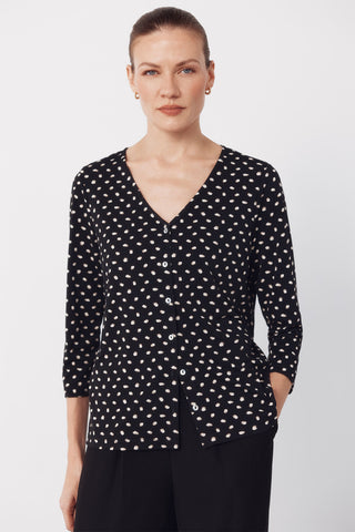 Camisa Manga Larga con Detalle Botones