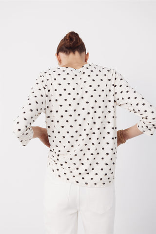 Camisa Manga Larga con Detalle Botones
