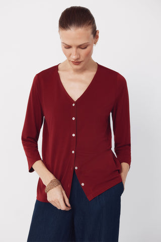 Camisa Manga Larga con Detalle Botones