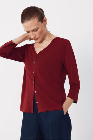 Camisa Manga Larga con Detalle Botones