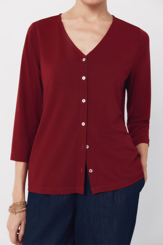 Camisa Manga Larga con Detalle Botones