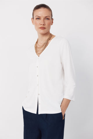 Camisa Manga Larga con Detalle Botones