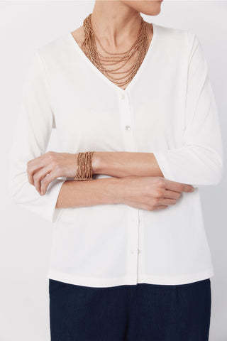Camisa Manga Larga con Detalle Botones