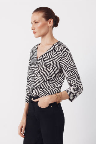 Camisa Manga Larga con Detalle Botones