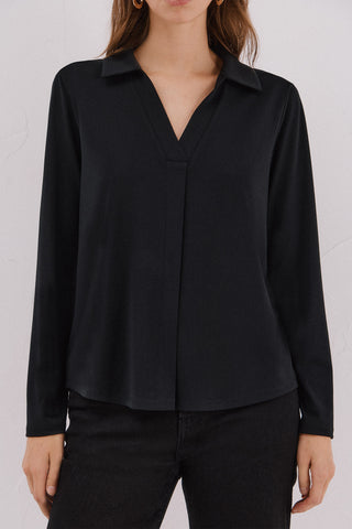 Camisa Manga Larga Cuello Polo