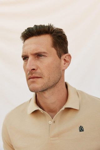 Polo Manga Larga con Logo Bordado