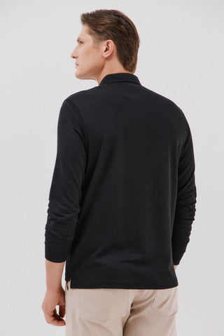Polo Manga Larga Regular Fit