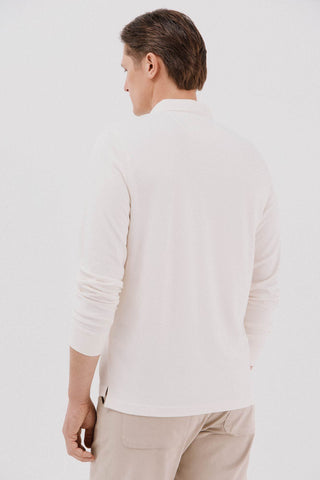 Polo Manga Larga Regular Fit