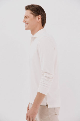 Polo Manga Larga Regular Fit