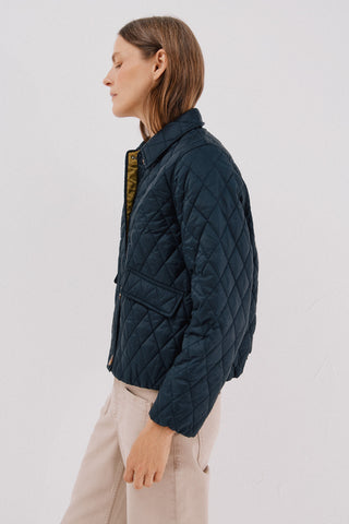 Chaqueta Corta Acolchada con Botones