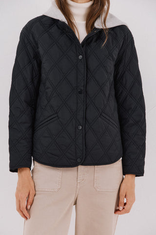 Chaqueta Corta con Capucha Desmontable