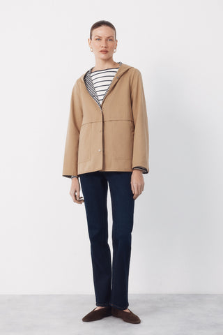 Chaqueta Reversible con Tejido Resistente al Agua