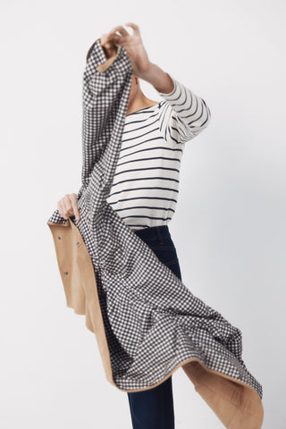 Chaqueta Reversible con Tejido Resistente al Agua