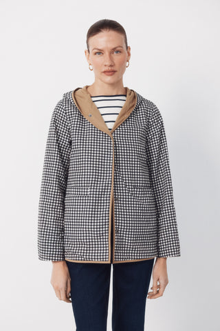 Chaqueta Reversible con Tejido Resistente al Agua