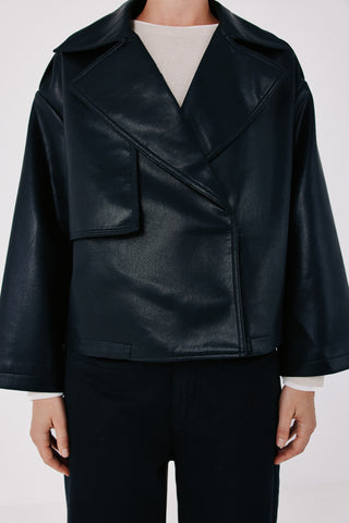 3.M.T.Trench Short Pu  Moda.