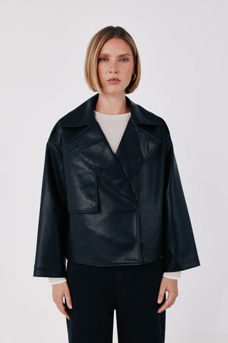 3.M.T.Trench Short Pu  Moda.