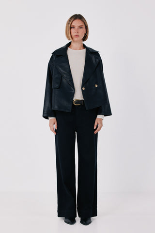 3.M.T.Trench Short Pu  Moda.