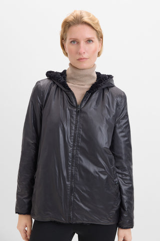 Chaqueta Reversible Efecto Pelo