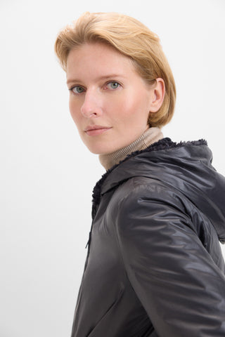 Chaqueta Reversible Efecto Pelo