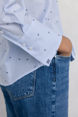 Camisa Manga Larga Estampado Rayas