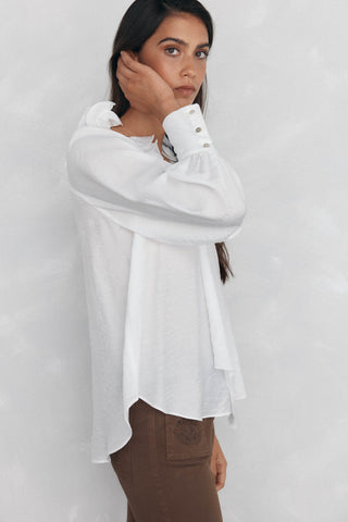 Blusa Manga Larga con Detalle Lazo
