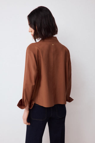 E. Camisa M/L Cropped Nudo.