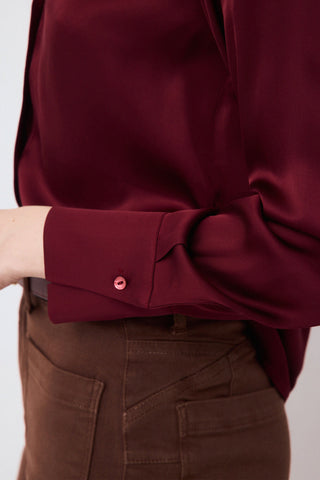 E. Camisa M/L Satinada.