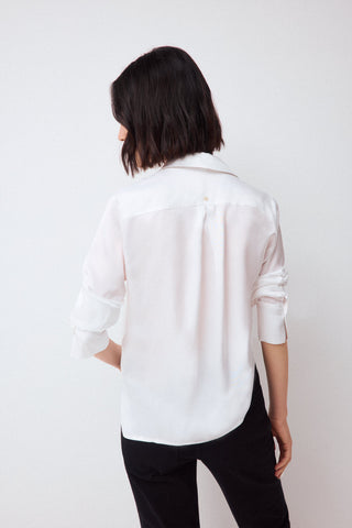 E. Camisa M/L Satinada.