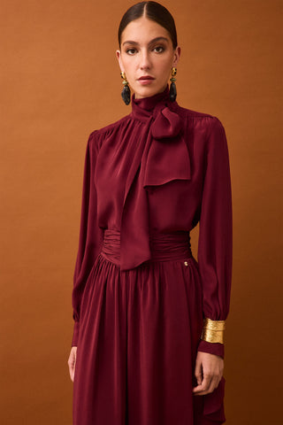 Camisa M/L Desfile Fluida Lazada.