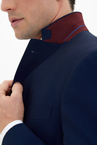 Blazer Slim Fit con Bolsillos