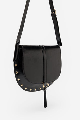 Bolso Ajustable con Detalle Tachuelas