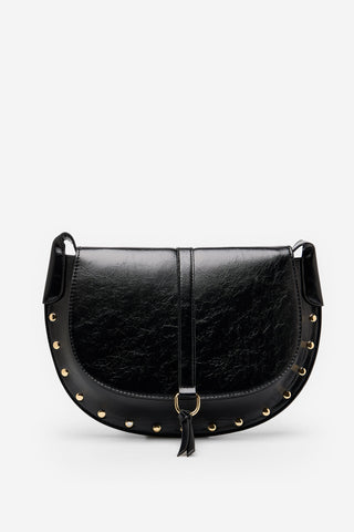 Bolso Ajustable con Detalle Tachuelas