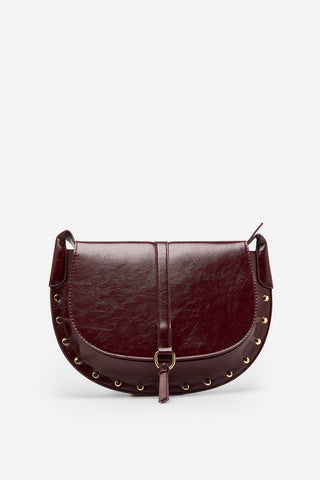 Bolso Ajustable con Detalle Tachuelas