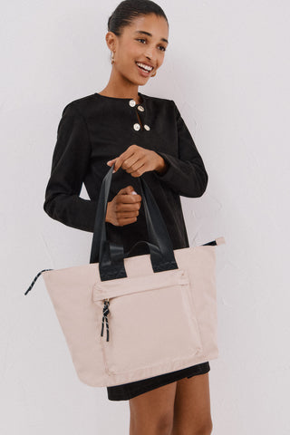 Bolso Shopper de Nylon con Logo