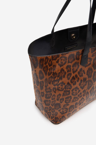 Bolso Shopper con Estampado Animal Print