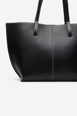Shopper Bag with Stitching Detail